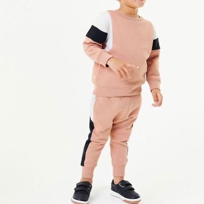 China Customized Design Autumn Winter Sport Clothing Set Breathable Tracksuit Pants Child Clothing Set for sale