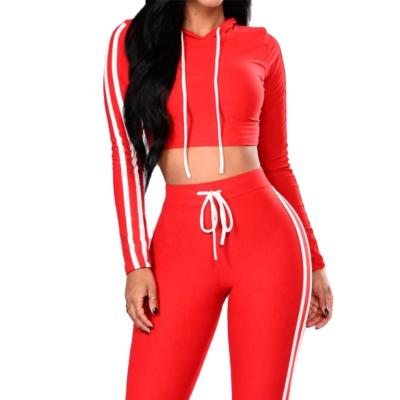 China QUICK DRY Women's Workout Sets Gym Clothes 2 Piece Suits High Waisted Stretch Sports Crop Top Cotton Sports Set for sale