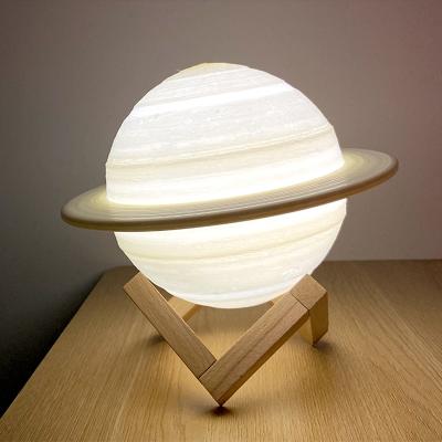 China Modern Room Decoration Kids Planet Light Saturn Lamp 3d Multicolor Lamps for sale