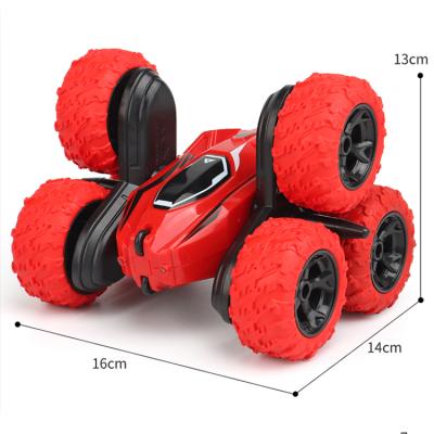 China RC Hobby 6 Wheels Double Sided Stunt Rc Cars For Kids Stunt Car 360 Degree 4wd Rc Remote Control Stunt Toy Car for sale