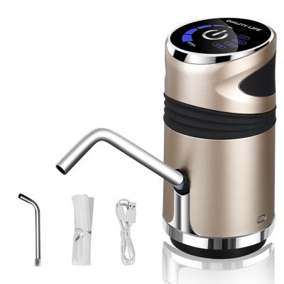 China Hotel Usb Charging Automatic Portable Electric Water Bottle Manual Drinking Water Dispenser Home Pump for sale