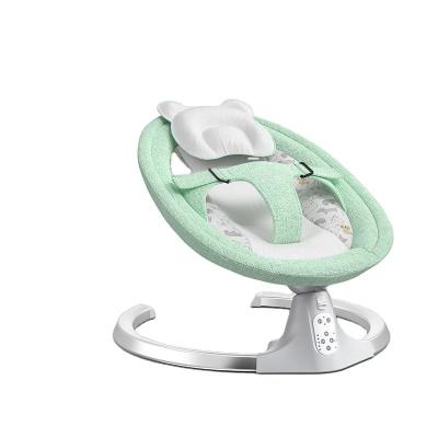 China Safety Comfortable Baby Dining Chair 2021 Hot Selling Indoor Electric Automatic Swing Cradle For Infant Baby for sale