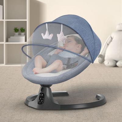 China Safety Confortable Baby Dining Chair New Baby Bouncer Rocker Comfort Chair Hot Sale Electric Rocking Chair Lightweight Infant Swing Chair for sale