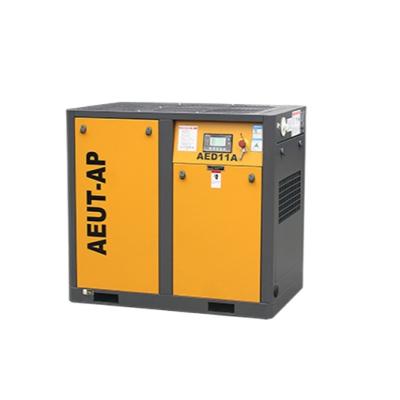 China AEDL11A-0.4 China Lubricated Industrial Air Compressor Belt 380V 50Hz Screw Air Compressor for sale