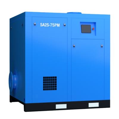 China SA50-75PM Food and Beverage Industry Low Pressure 75Kw Frequency Conversion Vacuum Pump Manufacturer Oilless Vacuum Pump for Paper Industry for sale