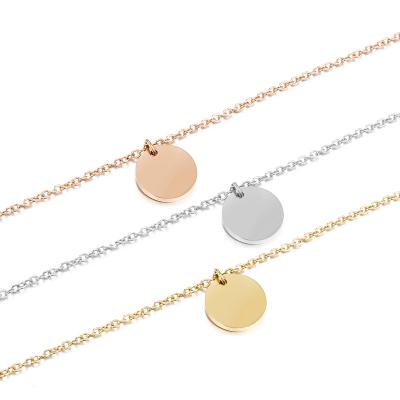 China Environmental Protection Fashion Jewelry Wholesale Personalized Custom Pattern Stainless Steel Pendant Necklace for sale