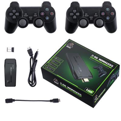 China Retro Support Multi Players Video Console With 2.4g Gamepads 10000+ Games Consolas Hd Wireless Family TV 4k Game Stick For Ps1/snes for sale