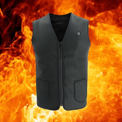 China Human Waterproof Winter Warm Passionate Vest Safety LED Light Waterproof, warm-keeping for sale