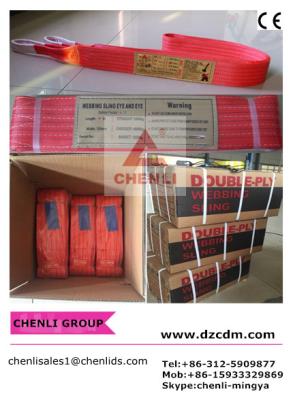 China polyester webbing sling,CE,GS,TUV CERTIFICATE for sale