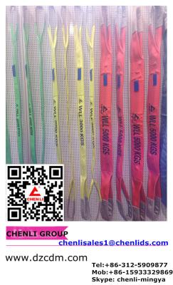 China 7:1 polyester webbing sling,CE, for sale