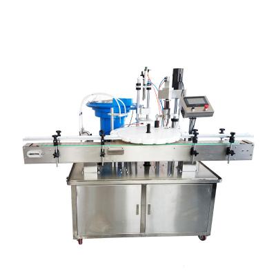 China Food Rotating Automatic Machine Liquid Turntable Filling Filling Capping Machine for sale