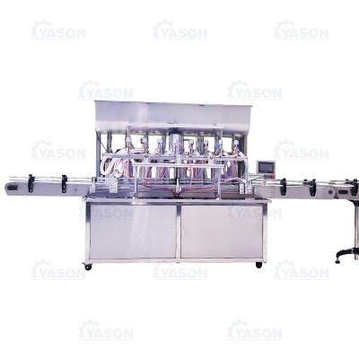 China Automatic Food 8 Heads Paste Ketchup Tomato Sauce Filling Machine For Industrial Factory for sale