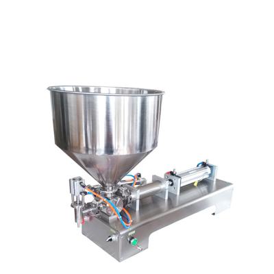 China Small Food Yason Semi Automatic Pneumatic Liquid Paste 30-300ml Cream Filling Machine for sale