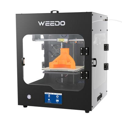 China Heated bed weedo enclosure 3d printer with removable build glass plate in UK home 3d printer F152S for sale