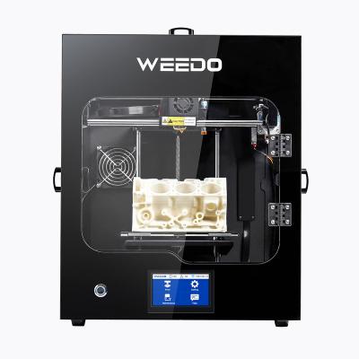 China Bed heating weedo fully enclosed 3d printer high precision with flexible 3d printer filament on sale F152S for sale