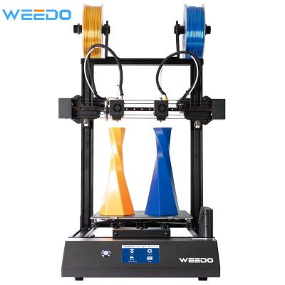 China weedo dual bed color printer impresora 3d printer fdm industrial dual idex passionate extruder for ABS X40 for sale