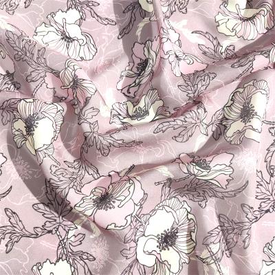 China Wholesale 100% Natural Luxury Organic Chiffon Silk Fabric, 100% Pure Silk Printed Fabric for sale