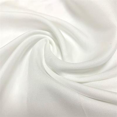 China Undyed White 90% Viscose Blend Fabric 10% Organic Silk Twill Fabric For Printing And Dyeing for sale