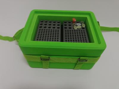 China Microbiology Experiment Cryogenic Storage Container / Electric Cool Box Low Temperature for sale