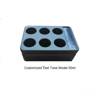 China SARSTEDT 50ml Test Tube Rack for 0℃~4℃ Cooling Core Customized Tube With Temperature Display Ice-free Cooling system for sale