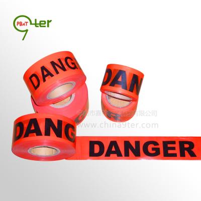 China custom danger tape PE hazard marking tape 3