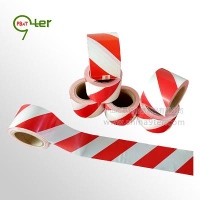 China Customized PE Red White Warning Device Hazard Tape & Tape 75*100, MOQ 1CTN Guangdong Available Sale Scratch Barrier Factory WT001 for sale