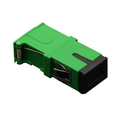 China Simplex FTTH SC/APC Fiber Optic Adapter Coupler With Side Door for sale