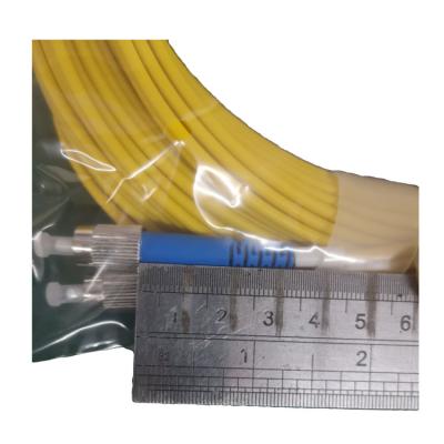 China FTTH 1m FC UPC Polish Singlemode Fiber Optic Jumper Yellow Fiber Optical Patch Cord for sale