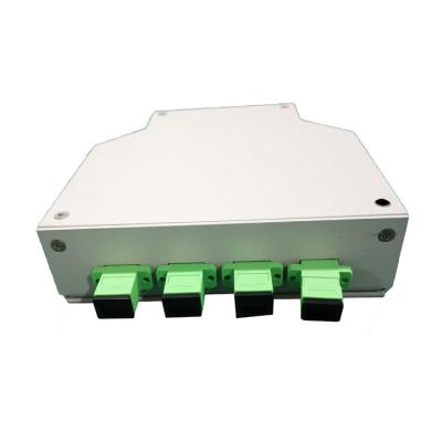 China The FTTH 24core LC DIN rail fiber optic terminal box rail splice box for sale