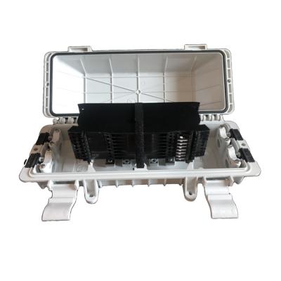 China FTTH 128 Cores Fiber Optic Box Integrated/Horizontal Enclosure In Line Splice Closure Fiber Optic Common Closures Outdoor Horizontal Closure for sale