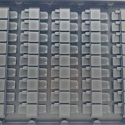 China Umweltfreundliche elektronische Bauelemente Tray Plastic Biodegradable Soems zu verkaufen