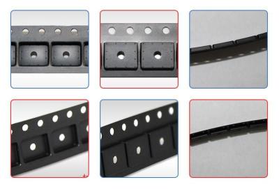 China cinta y carrete 12m m plásticos del portador de 8m m para la encapsulación de SMD SMT en venta