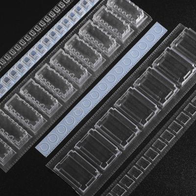 China Cinta y carrete plásticos de Smt del ABS para el transformador del fusible del condensador del resistor de IC en venta