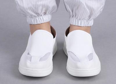 China 35-46 Pu-Cleanroom ESD van het Toebehorenleer Schoen voor Voedsel Productie Te koop