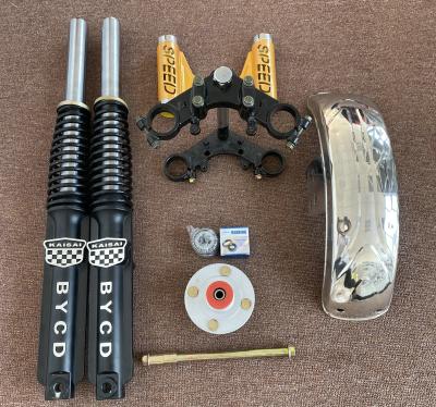 China Electric tricycle Spare parts front shock absorber set with parts for e rickshaw à venda