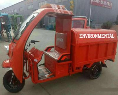 Chine Electric tricycle garbage truck in city environment protecting electric tricycle à vendre