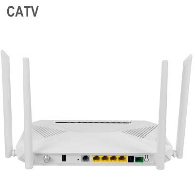 China OEM HFR4103XR 4GE ONU PPPOE CATV XPON ONU CATV Router+1POTS+1USB+AC WiFi APC XG-PON ONT FTTH 5G WiFi ONT CATV Gpon RF for sale