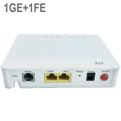 China FTTH Fiber Optic ONU Broadband Modem F412 V6.0 1GE+1FE+1POTS DBC Router EPON ONU/ONT Used Compatible With ZTE EPON ONU 1GE for sale