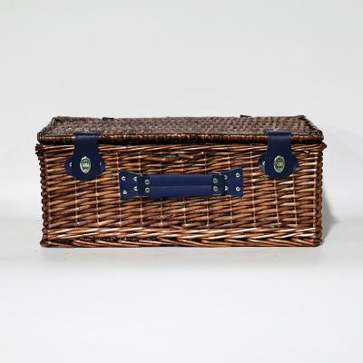 China 100% Exquisite Design Natural Picnic Handmade Weaving Cheap Customized Wicker Baskets for sale