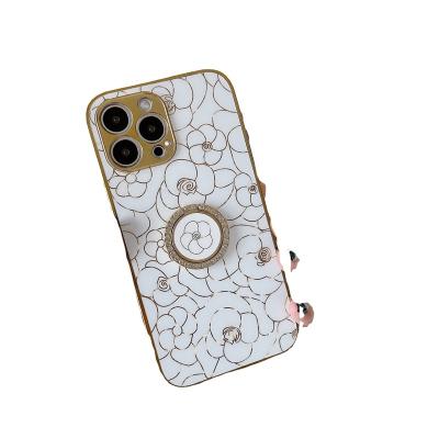 China 2022 Hot Selling Luxury Shockproof Cover Phone Case For Iphone 13pro With Diamond Ring Holder for sale