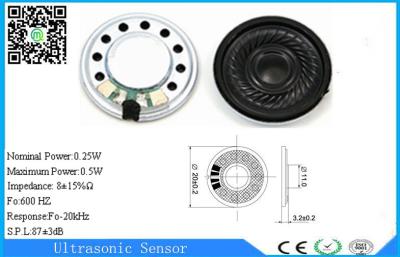 China 20mm runder tragbarer Mini-Plastik Sprecher Fo-20kHz 0.5W für Computer zu verkaufen