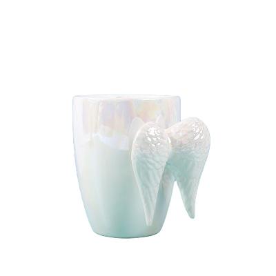 China Cheap Mug High Quality Wing Cup Ceramic Novelty Wholesale Minimalist Ceramic Mugs Prices for sale