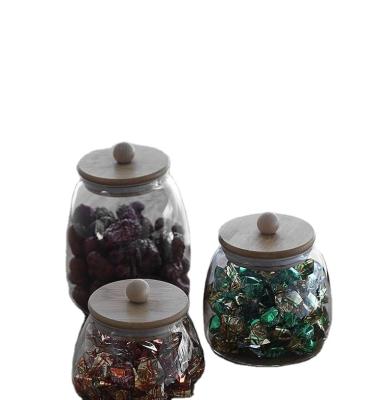 China Home container jars storage glass food storage jars sell good storage jars glass for sale