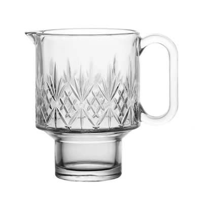 China New Style Minimalist High Quality Glass Heat Resistant Glass Cup Suitable Prices Glass Mug for sale