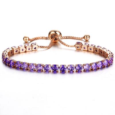 China Newest Design Fashion Good Quality Elegant Women Acrylic Gift Pull Crystal Bracelet for sale