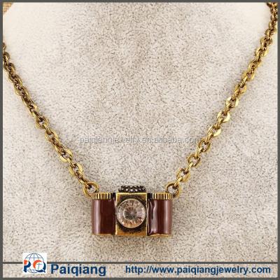 China Popular Fashionable And Charming Vintage Hidden Camera Hot Selling Pendant Necklace for sale