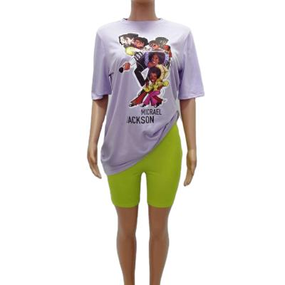 China Anime QUICK DRY casual printing shorts short sleeve costume for sale