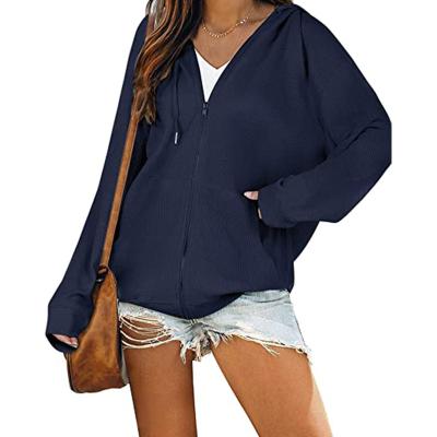 China Anti-pilling autumn and winter new style zipper sweater hooded casual jacket for sale