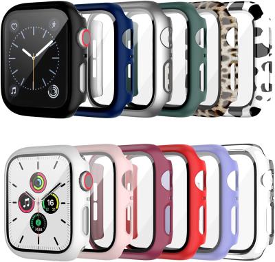 China High Quality For Apple Watch Series 6 Protective Case 44mm For Apple Watch Case Anti-scratch Luxury Watch Case With Screen Protector for sale