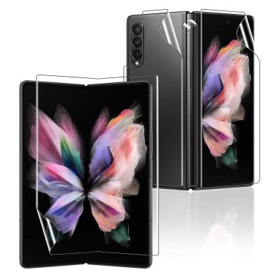 China Anti-fingerprint Flexible Hydrogel Film For Cell Phone Watch Tablet Front Glass Protection TPU Hydrogel Film For Samsung Galaxy Fold 3 S22 for sale